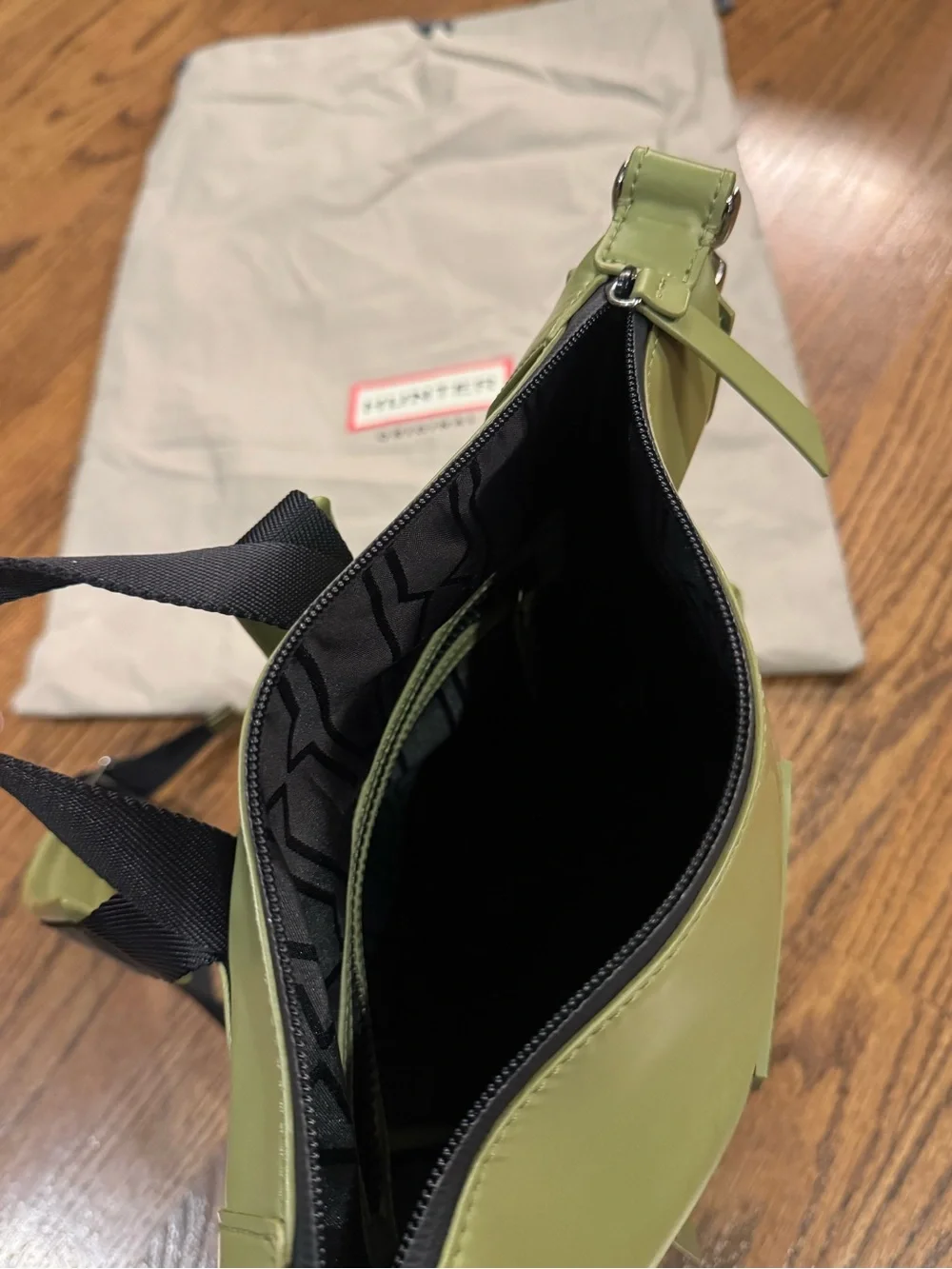 Hunter Green Mini Backpack with Front Pocket